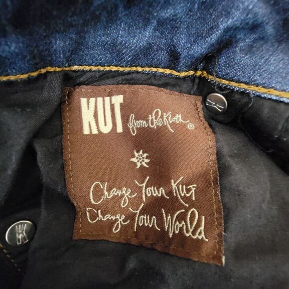 Kut From The Kloth Karen Baby Bootcut Denim Jeans Medium Wash Size 6 - Picture 4 of 12